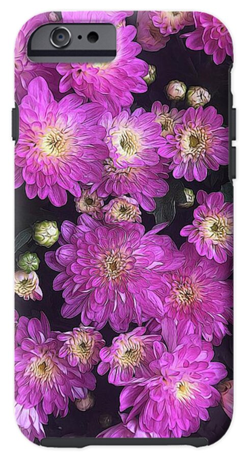 Pink Mums Garden - Phone Case