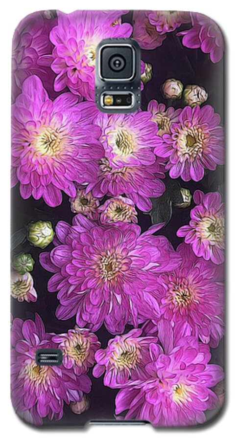 Pink Mums Garden - Phone Case