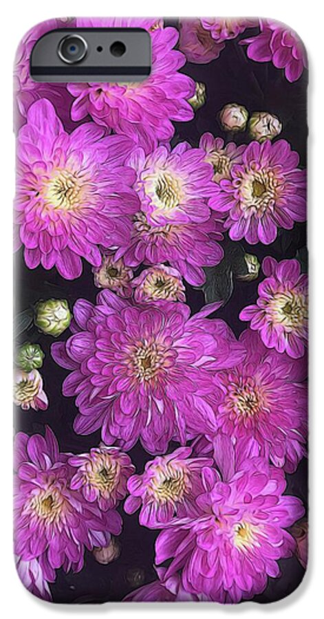 Pink Mums Garden - Phone Case