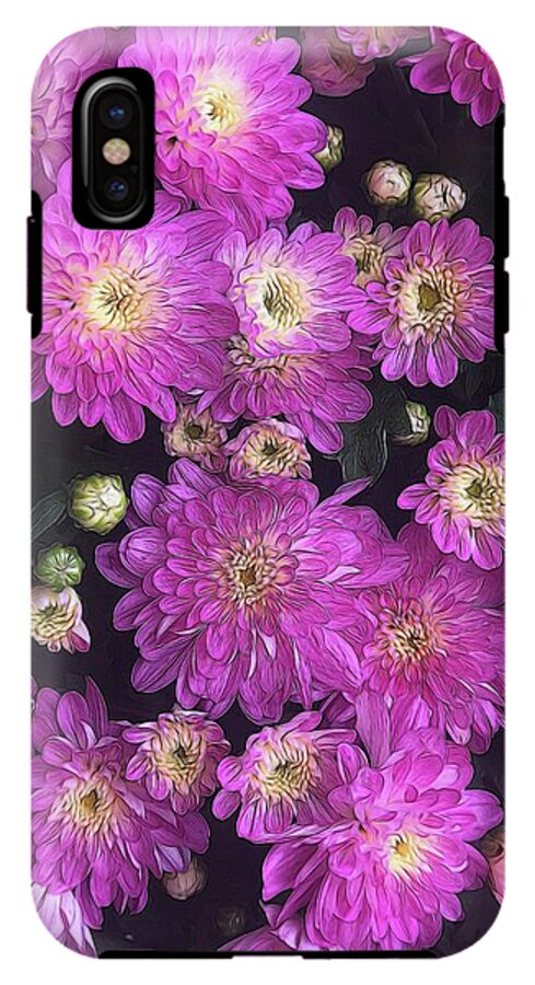 Pink Mums Garden - Phone Case