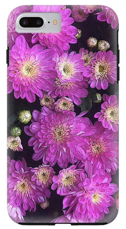 Pink Mums Garden - Phone Case