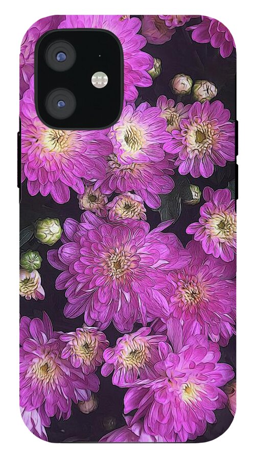 Pink Mums Garden - Phone Case
