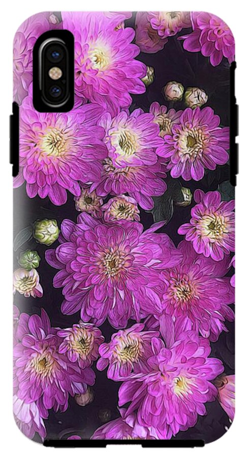 Pink Mums Garden - Phone Case