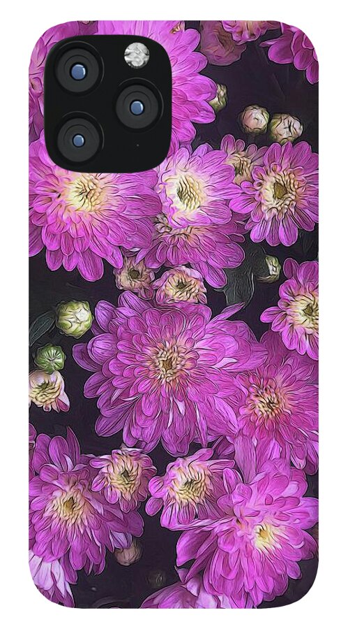 Pink Mums Garden - Phone Case