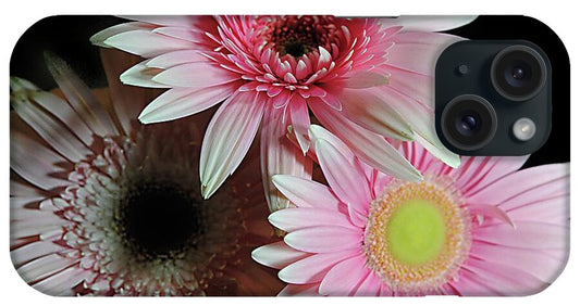 Pink Pastel Daisy Bouquet - Phone Case