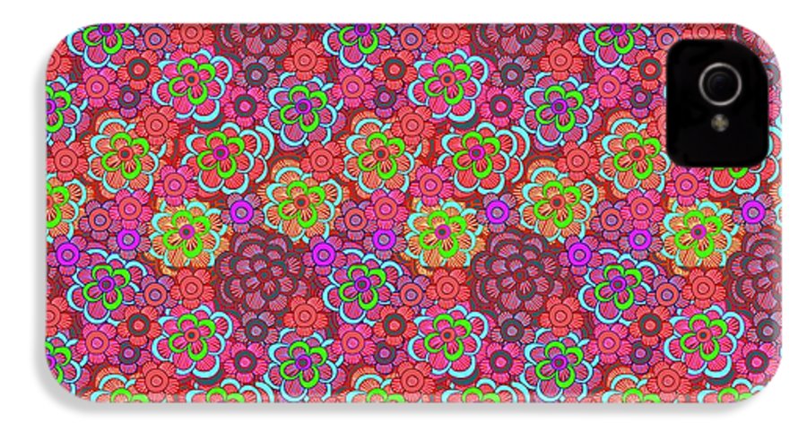 Pink Retro Flowers - Phone Case