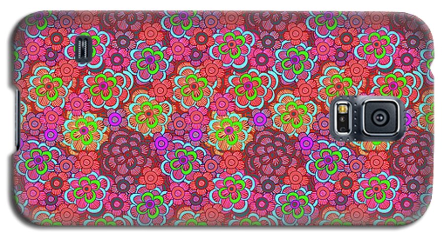 Pink Retro Flowers - Phone Case