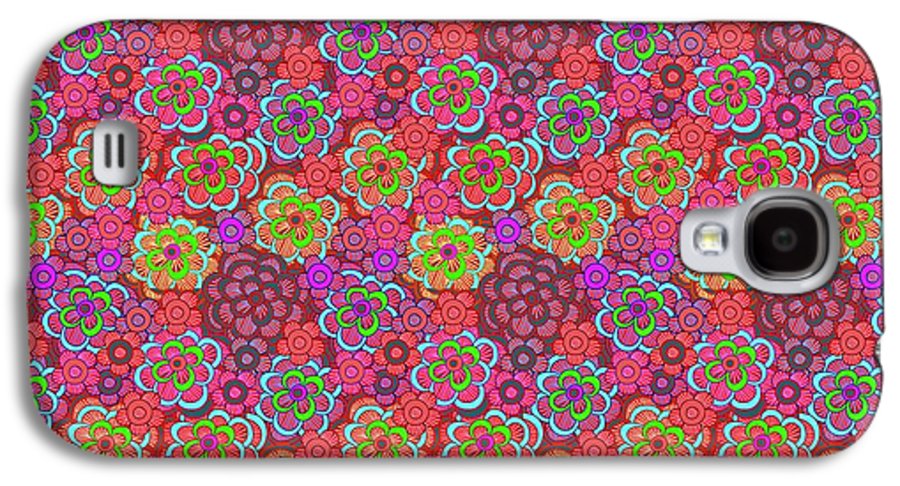 Pink Retro Flowers - Phone Case