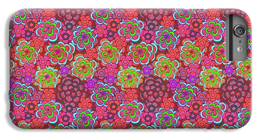 Pink Retro Flowers - Phone Case