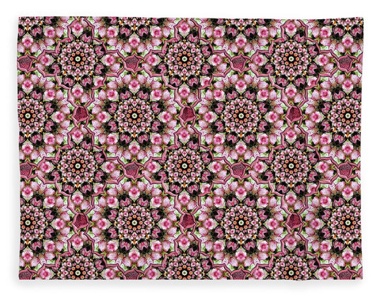 Pink Rose Kaleidoscope - Blanket