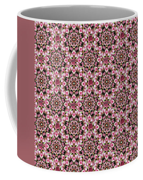 Pink Rose Kaleidoscope - Mug