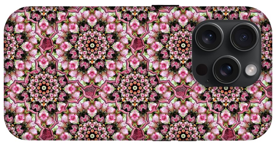 Pink Rose Kaleidoscope - Phone Case