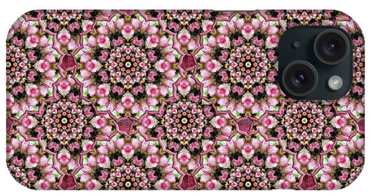 Pink Rose Kaleidoscope - Phone Case
