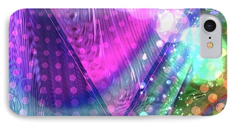 Pink Triangle Fractal - Phone Case