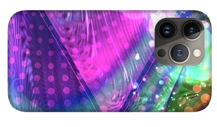 Pink Triangle Fractal - Phone Case