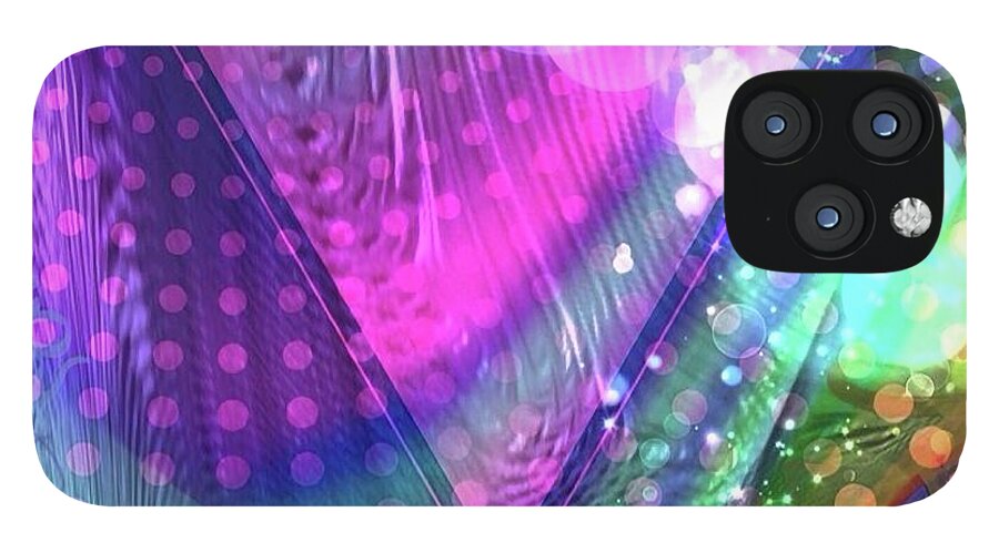 Pink Triangle Fractal - Phone Case