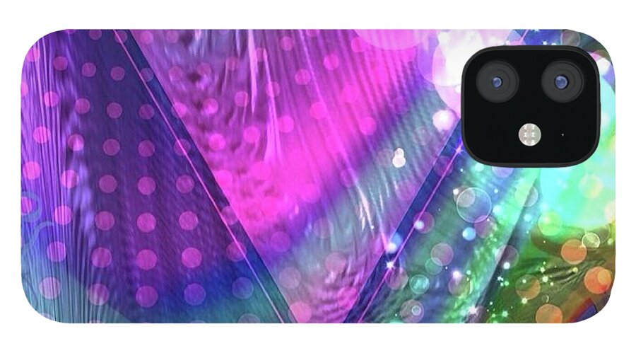 Pink Triangle Fractal - Phone Case