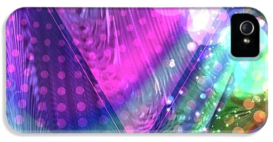 Pink Triangle Fractal - Phone Case