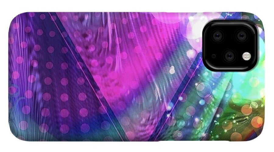 Pink Triangle Fractal - Phone Case