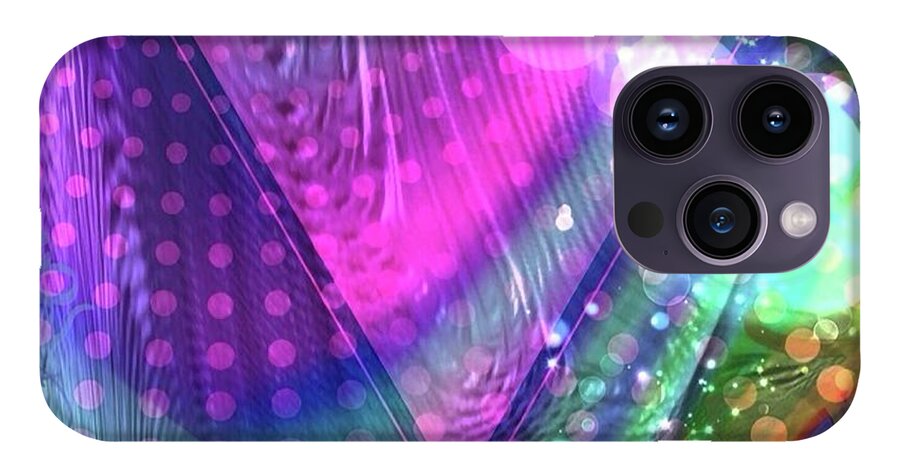 Pink Triangle Fractal - Phone Case