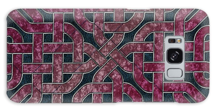 Pink Velvet Celtic Knot Square - Phone Case