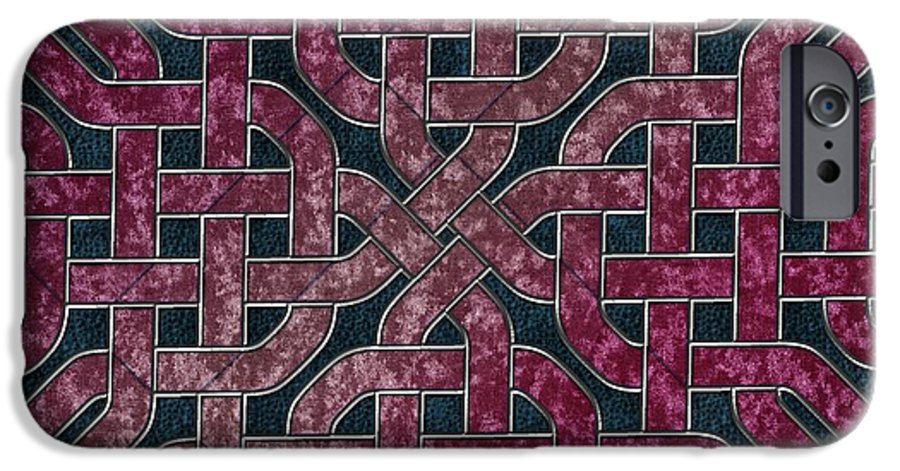 Pink Velvet Celtic Knot Square - Phone Case