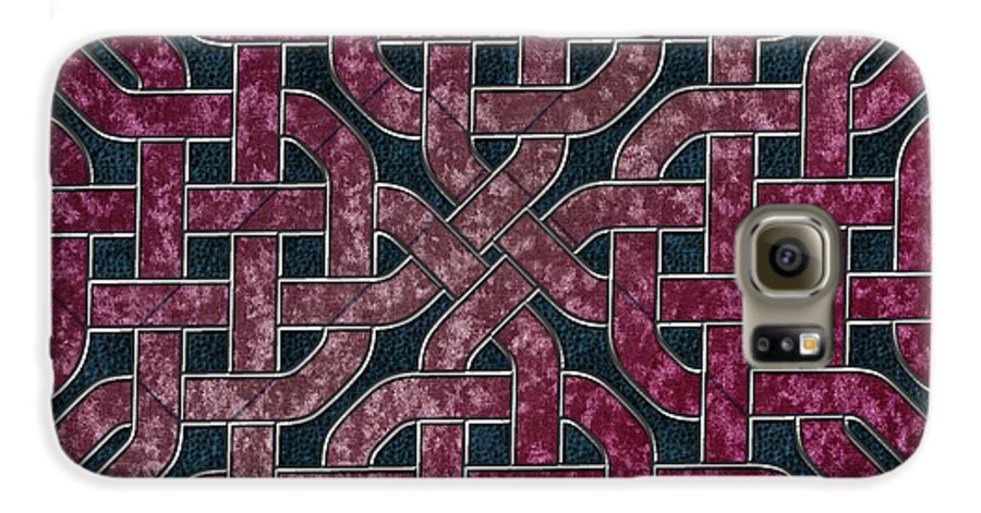 Pink Velvet Celtic Knot Square - Phone Case
