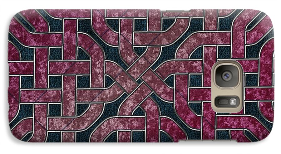 Pink Velvet Celtic Knot Square - Phone Case