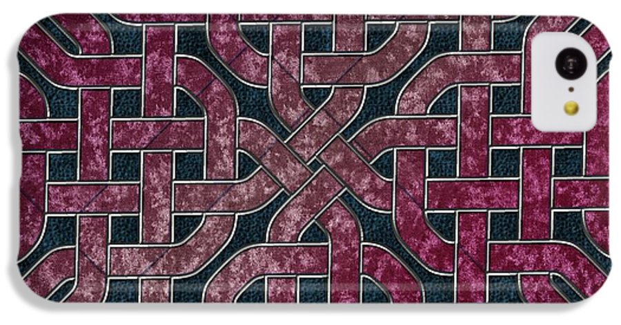 Pink Velvet Celtic Knot Square - Phone Case