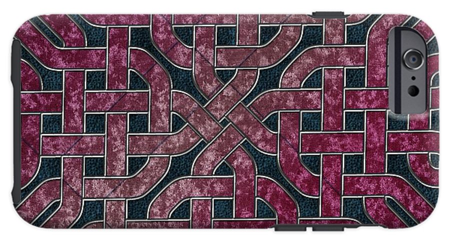 Pink Velvet Celtic Knot Square - Phone Case
