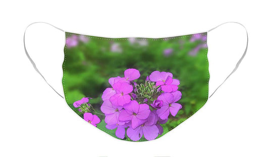 Pink Wildflowers - Face Mask