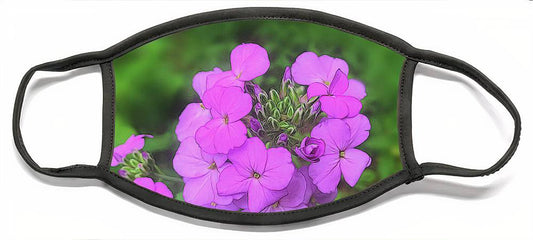Pink Wildflowers - Face Mask