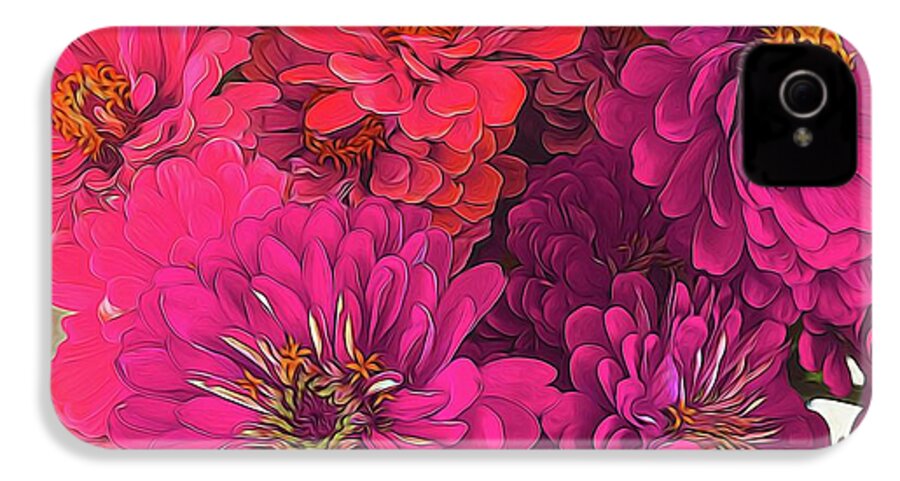 Pink Zinnias - Phone Case