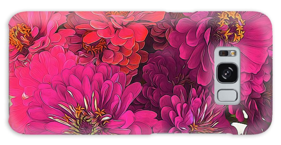 Pink Zinnias - Phone Case