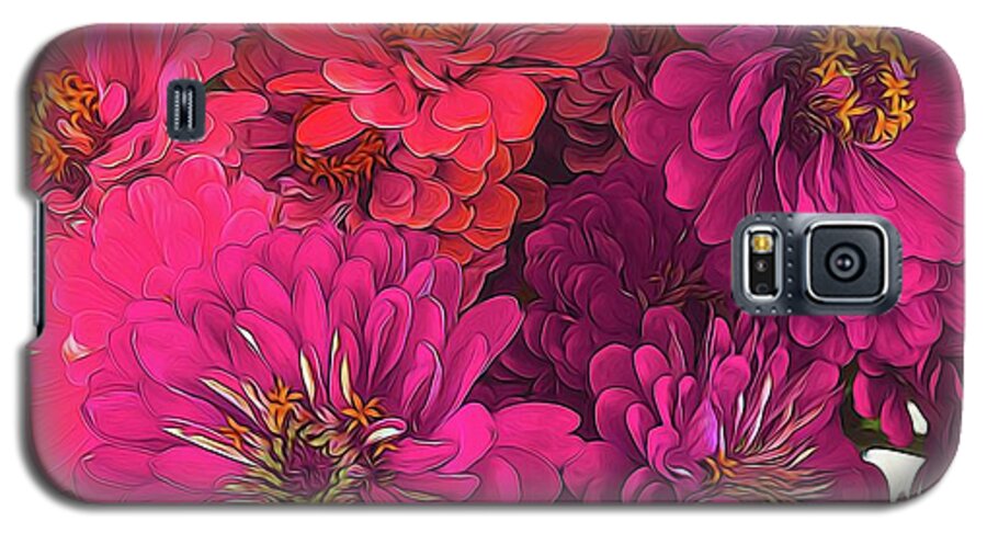 Pink Zinnias - Phone Case