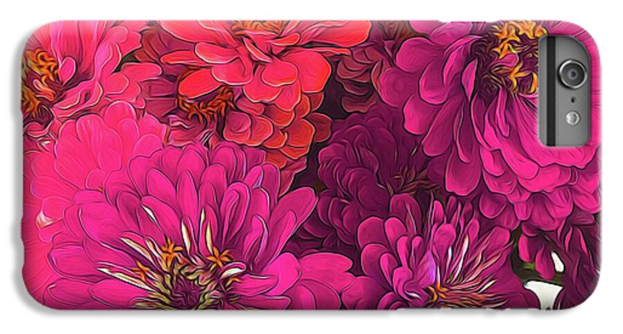 Pink Zinnias - Phone Case