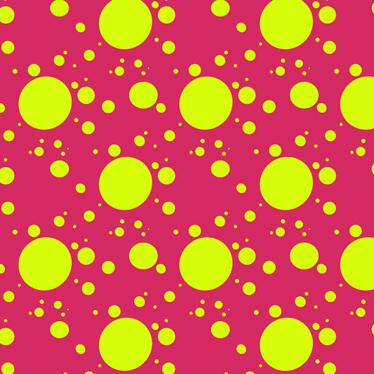 Pink and Yellow Polkadots Digital Image Download