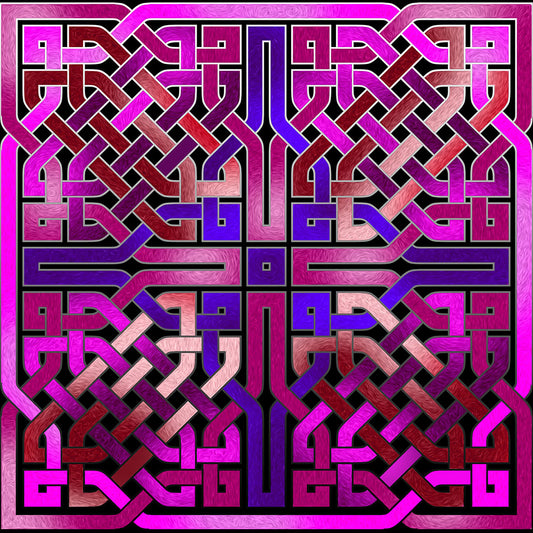 Pink Celtic Knot Digital Image Download