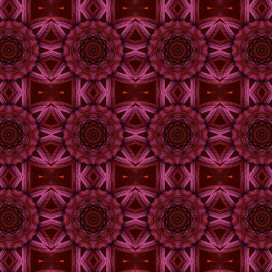 Pink Fractal Kaleidoscope Digital Image Download