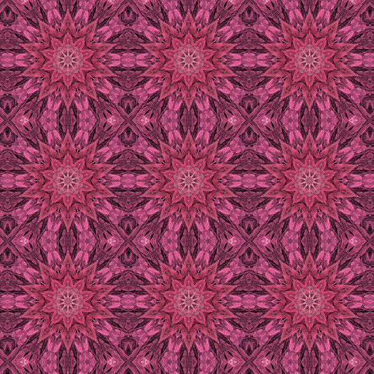 Pink Fractal Kaleidoscope 2 Digital Image Download
