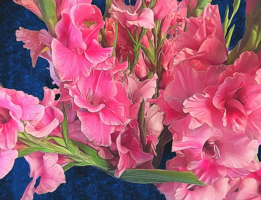 Pink Gladiolas Digital Image Download