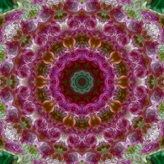 Pink Soft Kaleidoscope Digital Image Download