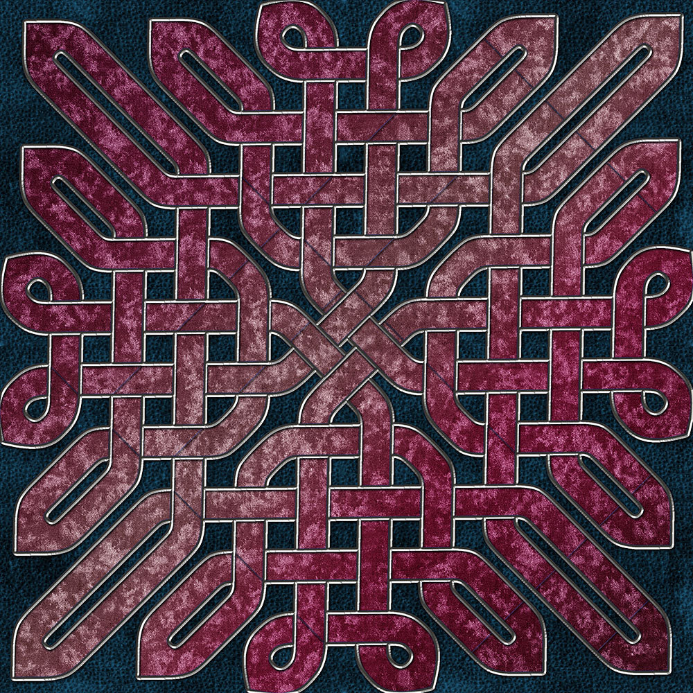 Pink Velvet Celtic Knot Digital Image Download