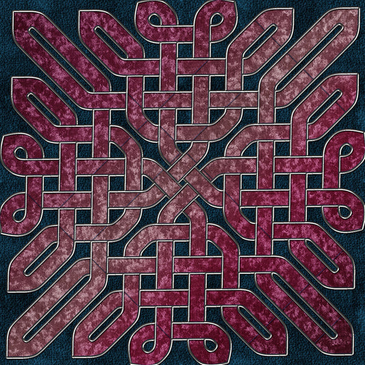 Pink Velvet Celtic Knot Digital Image Download