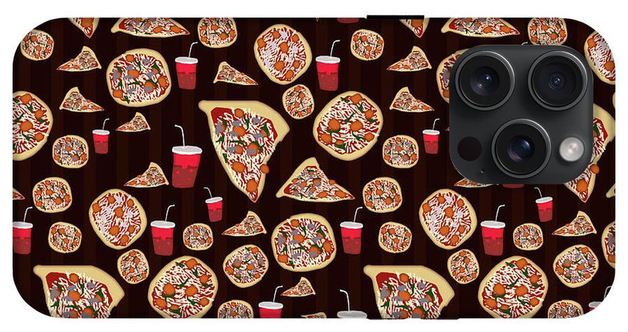 Pizza Pattern - Phone Case