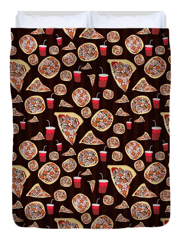 Pizza Pattern - Duvet Cover