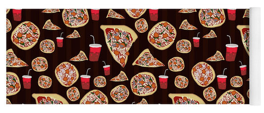 Pizza Pattern - Yoga Mat