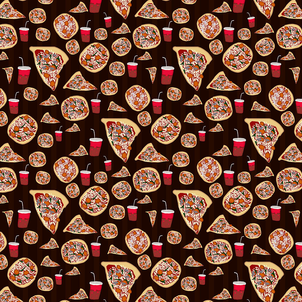 Pizza Pattern Digital Image Download