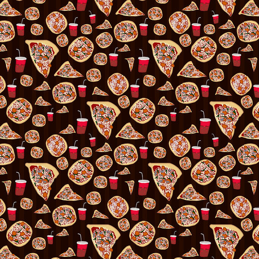 Pizza Pattern Digital Image Download