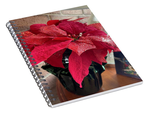 Poinsettia - Spiral Notebook